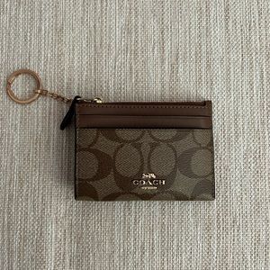 Coach ID Wallet Keychain
